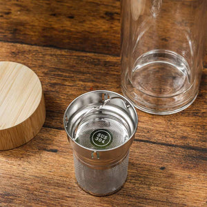 Wooden Boro Double Wall Tumbler - Danta Herbs, Accessories - tea