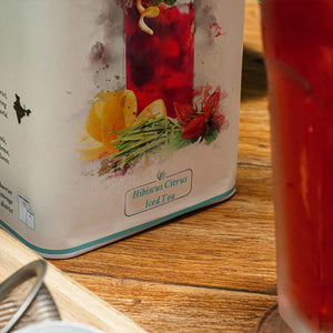 Hibiscus Citrus Iced Tea - Tin Caddy
