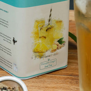 Pineapple Ginger Iced Tea - Danta Herbs, Iced Tea - tea