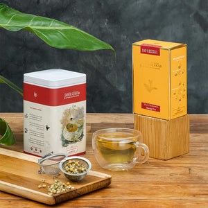 Danta Herbs Tea - Pure Chamomile Herbal Tea - Tin Caddy