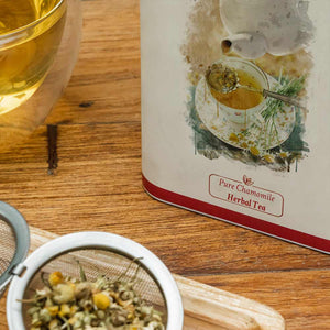 Danta Herbs Tea - Pure Chamomile Herbal Tea - Tin Caddy