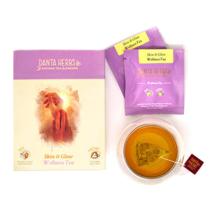 Buy - Skin & Glow Wellness Tea - Pyramid Teabag