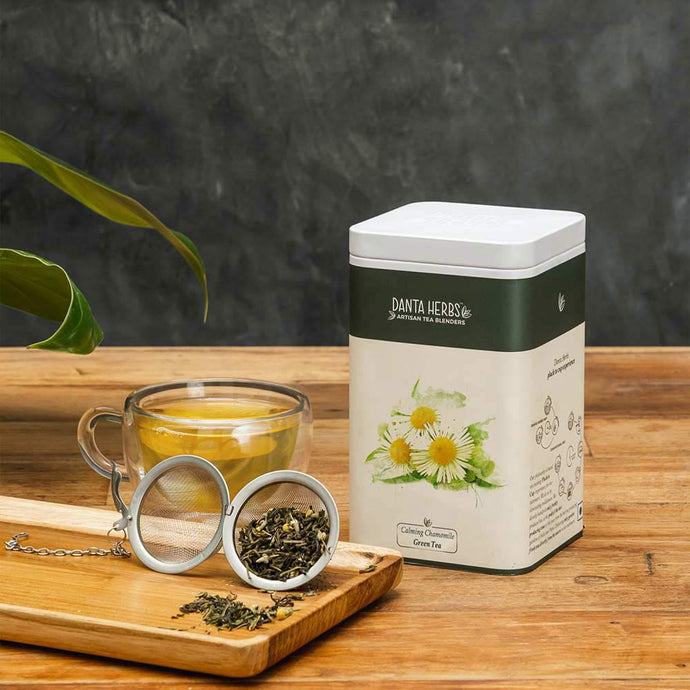 Calming Chamomile Green Tea - Tin Caddy