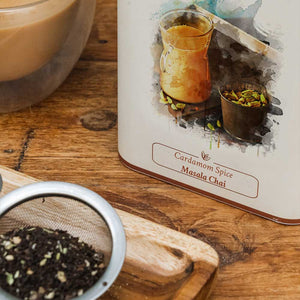 Cardamom Spice Masala Chai - Danta Herbs tea,Tin Caddy