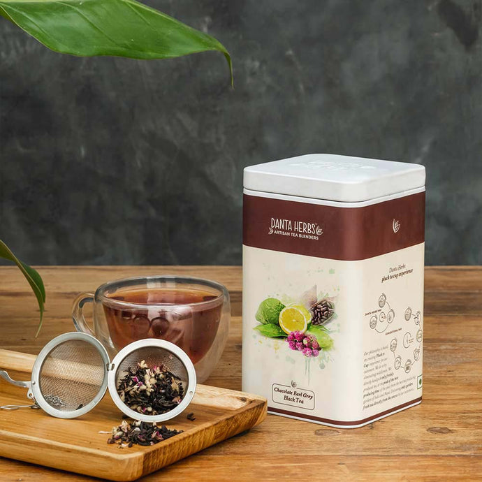 Chocolate Earl Grey Black Tea - Tin Caddy