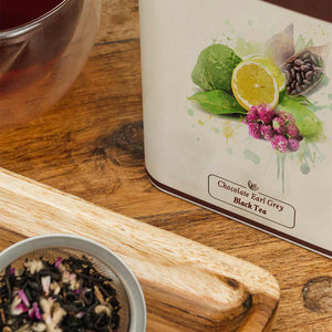 Chocolate Earl Grey Black Tea - Tin Caddy