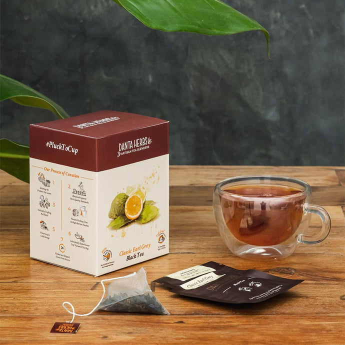 Classic Earl Grey Black Tea - Pyramid Teabag