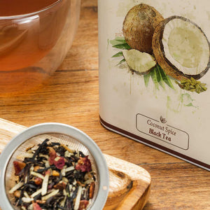 Coconut Spiced Black Tea -  Danta Herbs Tea, Tin Caddy