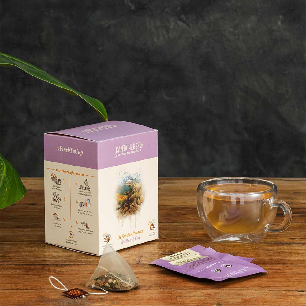 Defend & Protect Wellness Tea - Pyramid Teabag