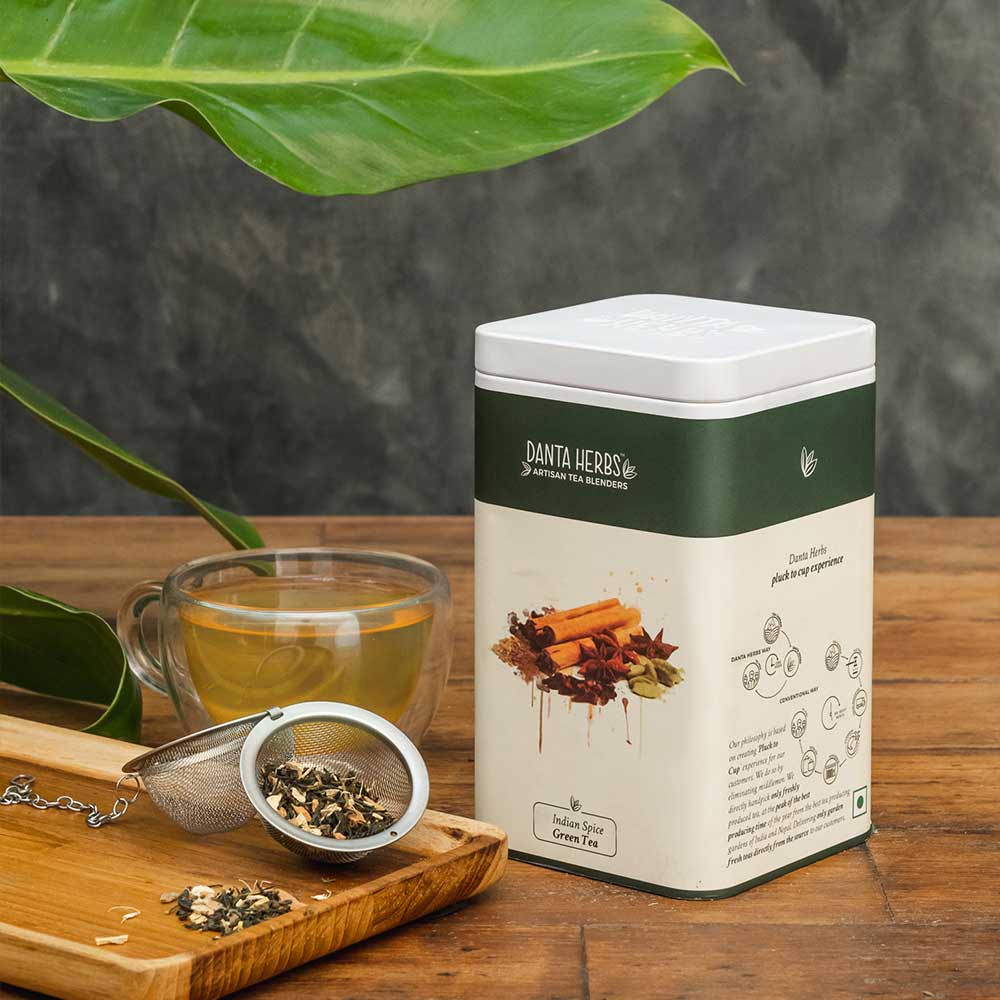 Indian Spice Green Tea - Tin Caddy