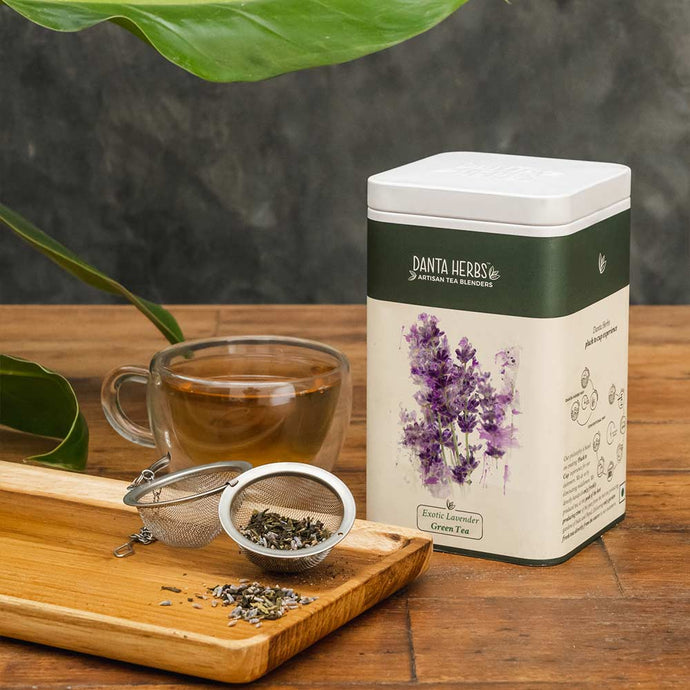 Exotic Lavender Green Tea - Tin Caddy