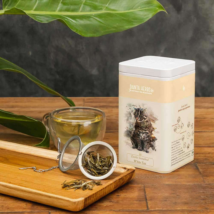 Exotic Snowbud White Tea - Tin Caddy