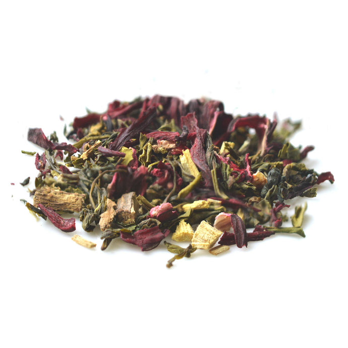 Hibiscus Bliss Green Tea - Loose Tea