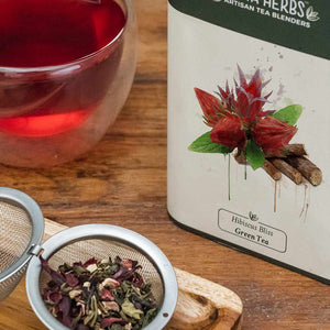 Buy Hibiscus Bliss Green Tea - Tin Caddy