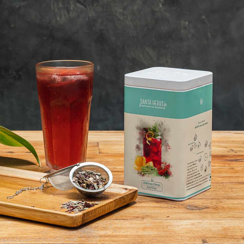 Hibiscus Citrus Iced Tea - Tin Caddy