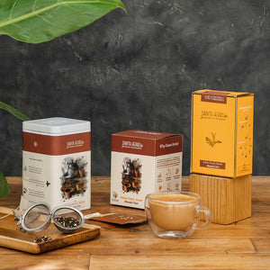 Indian Exotic Assam Masala Chai - Tin Caddy - Danta Herbs Tea