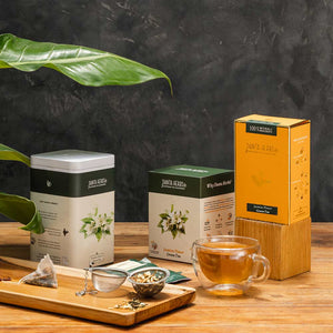 Online buy - Jasmine Flower Green Tea - Pyramid Teabag