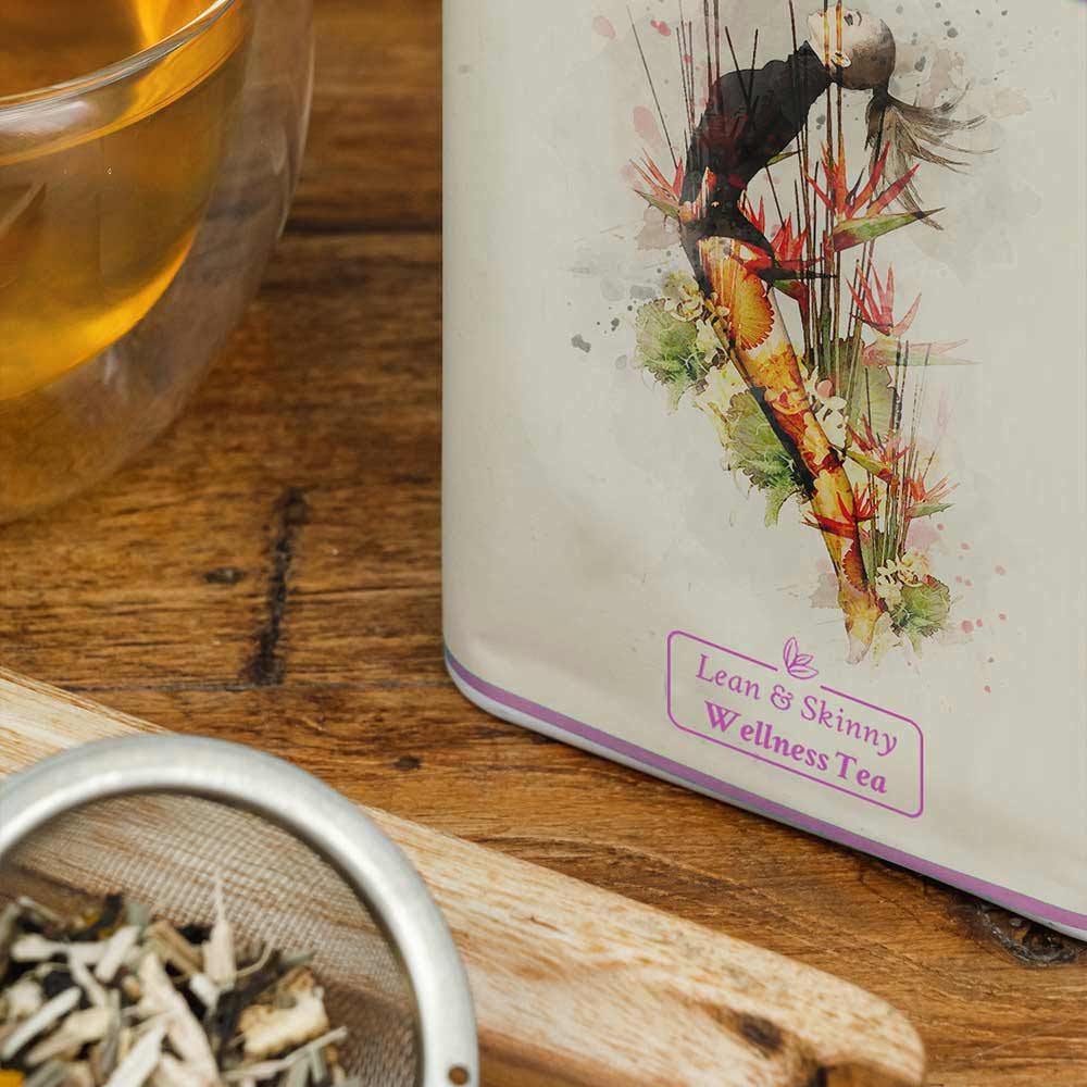 Buy Lean & Skinny Wellness Tea Online | Tin Caddy | Danta Herbs