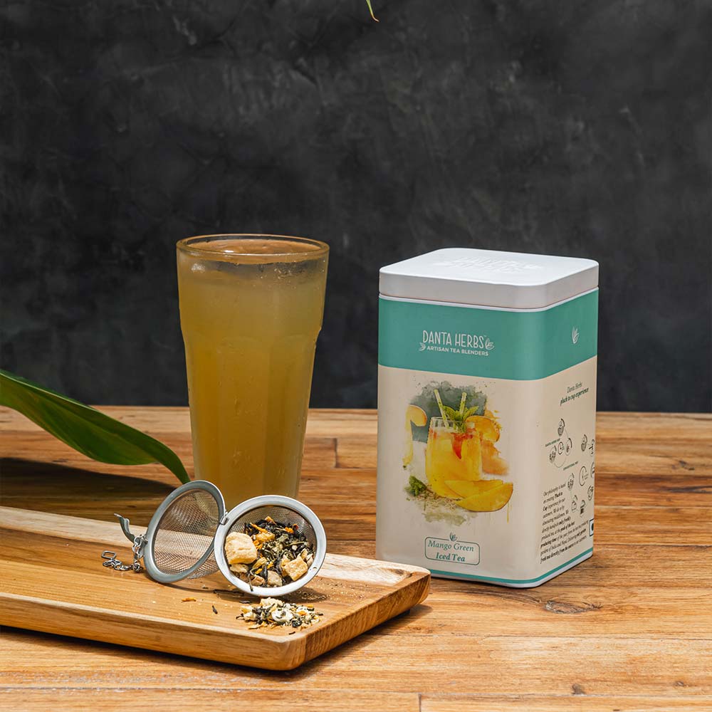 Mango Green Iced Tea - Tin Caddy