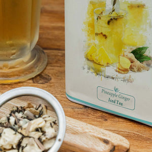 Danta Herbs Tea - Pineapple Ginger Iced Tea - Tin Caddy
