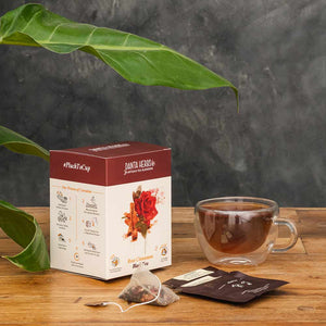 Rose Cinnamon Black Tea - Pyramid Teabag