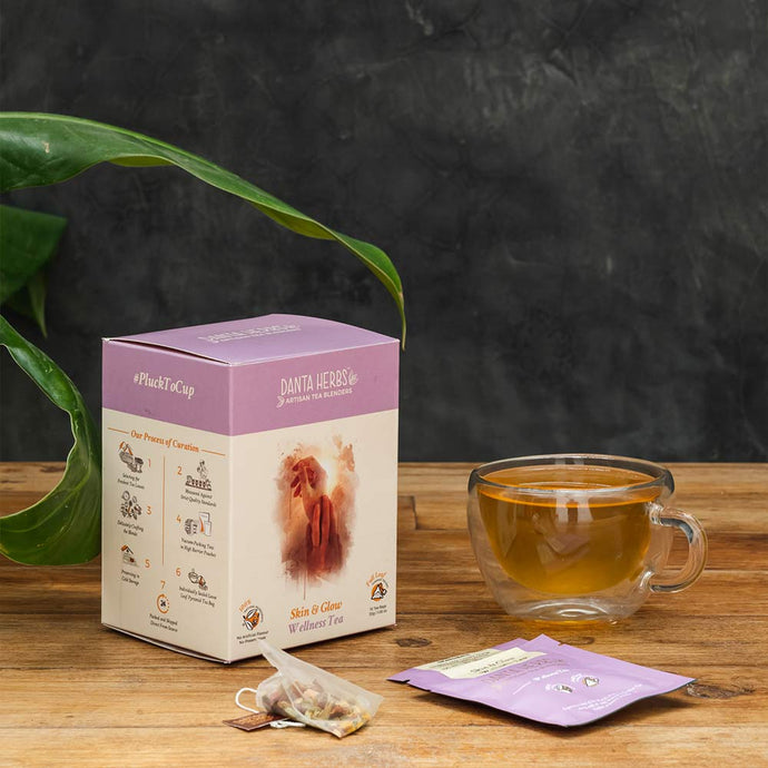 Skin & Glow Wellness Tea - Pyramid Teabag